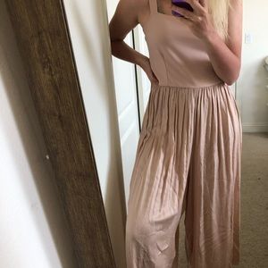 ZARA blush pink jumpsuit